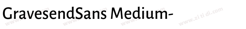 GravesendSans Medium字体转换